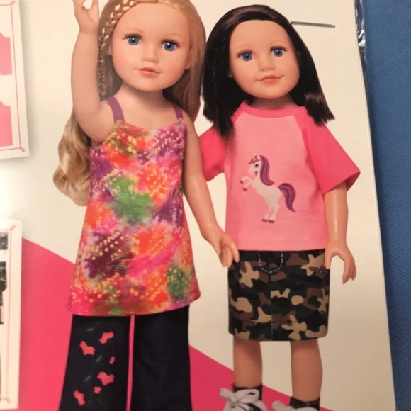 American girl size doll clothes fabric sew craft toys dresses - Picture 7 of 12